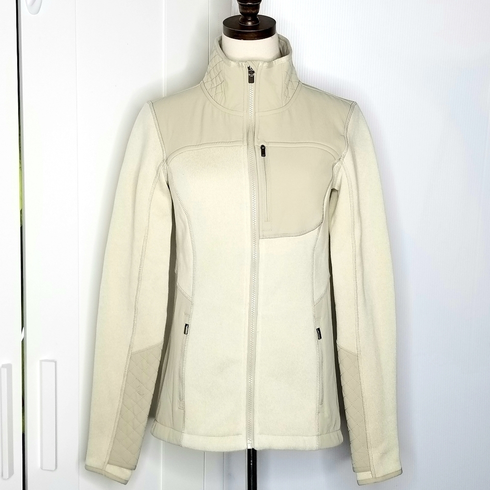 Athleta Womens Small Biege Truckee Active Outdoor Performance Gorpcore Jacket